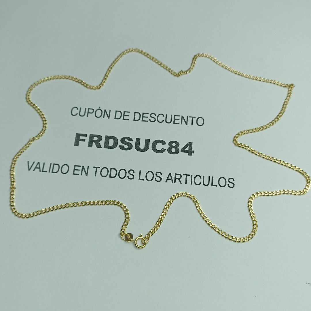 CADENAS BARBADA AMARILLA ORO 14K 1.9 (NUEVO)