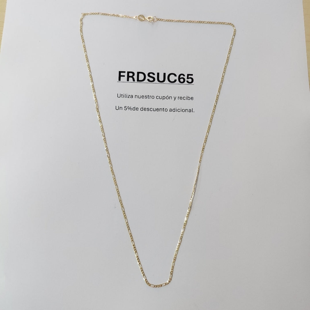 CADENAS CARTIER 3 1 AMARILLA ORO 14K 1.9 (NUEVO)