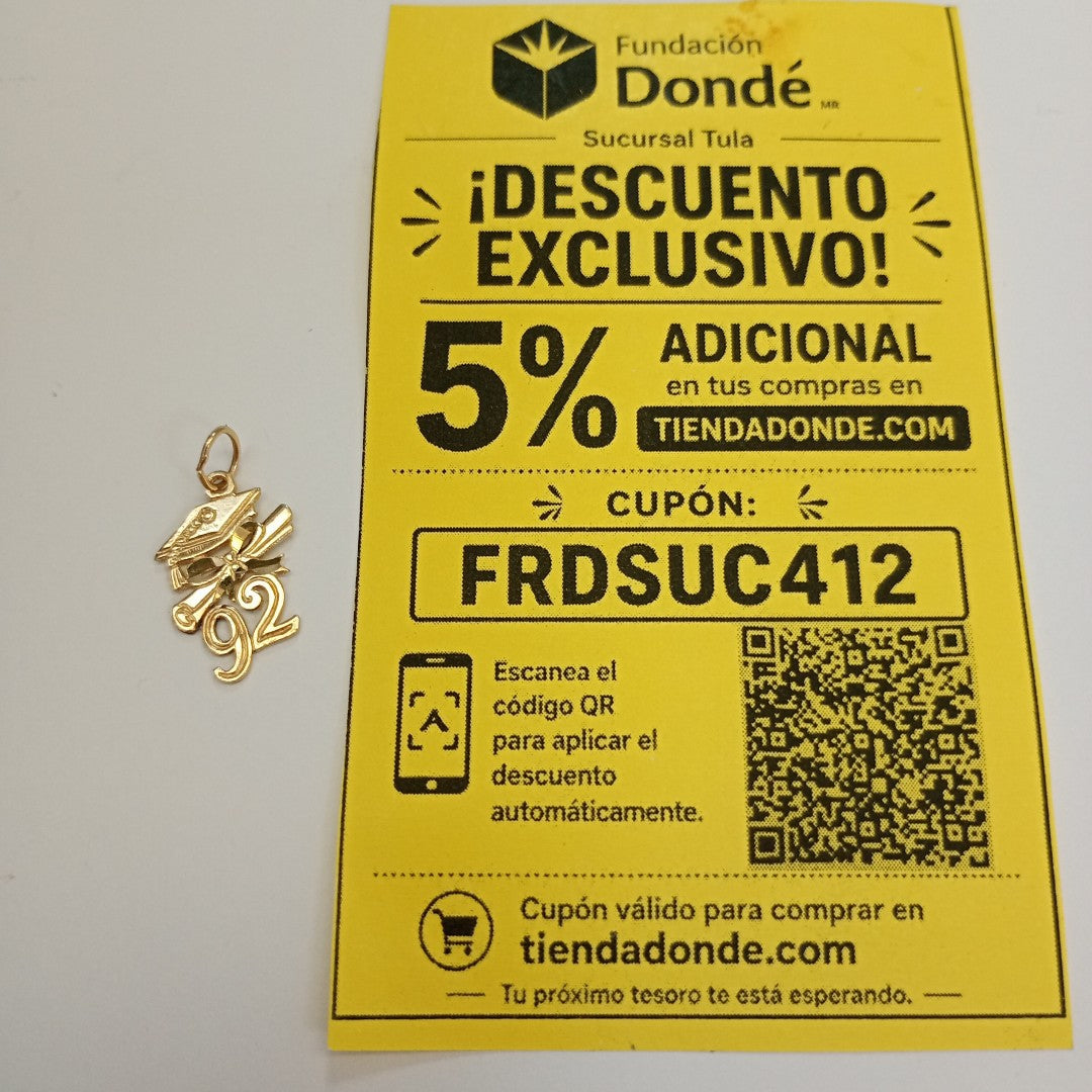 DIJE ORO 14 K 0,60 GRMS (SEMINUEVO)
