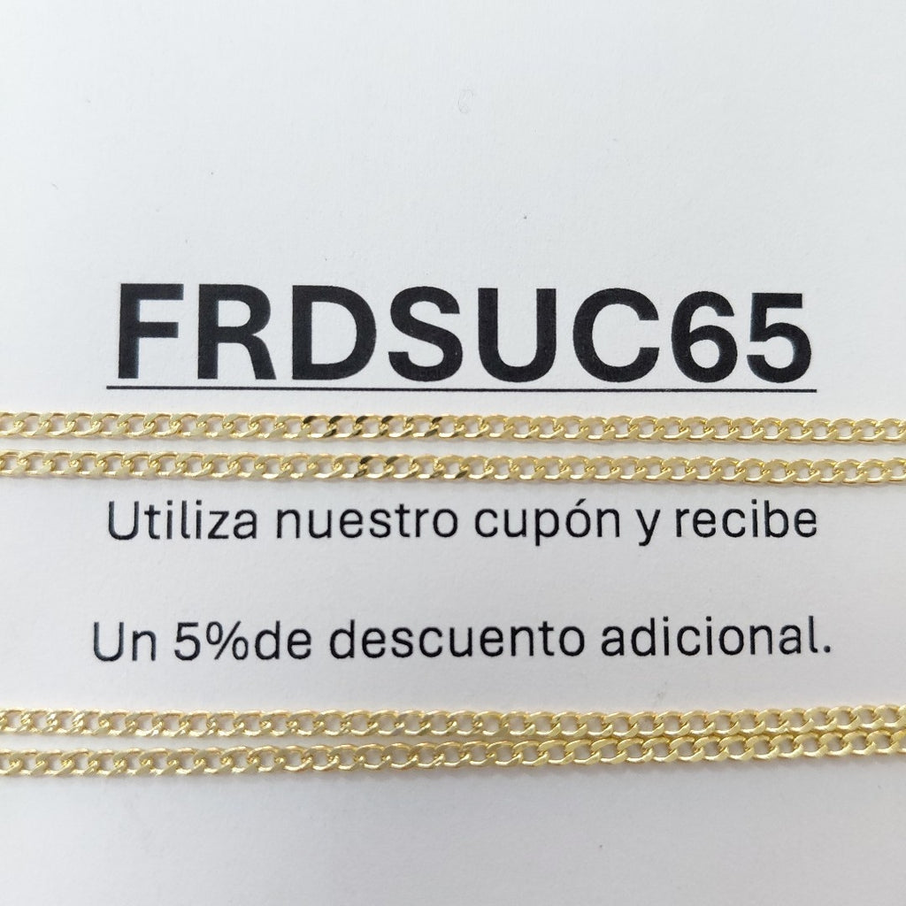 CADENAS BARBADA AMARILLA ORO 14K 2 (NUEVO)
