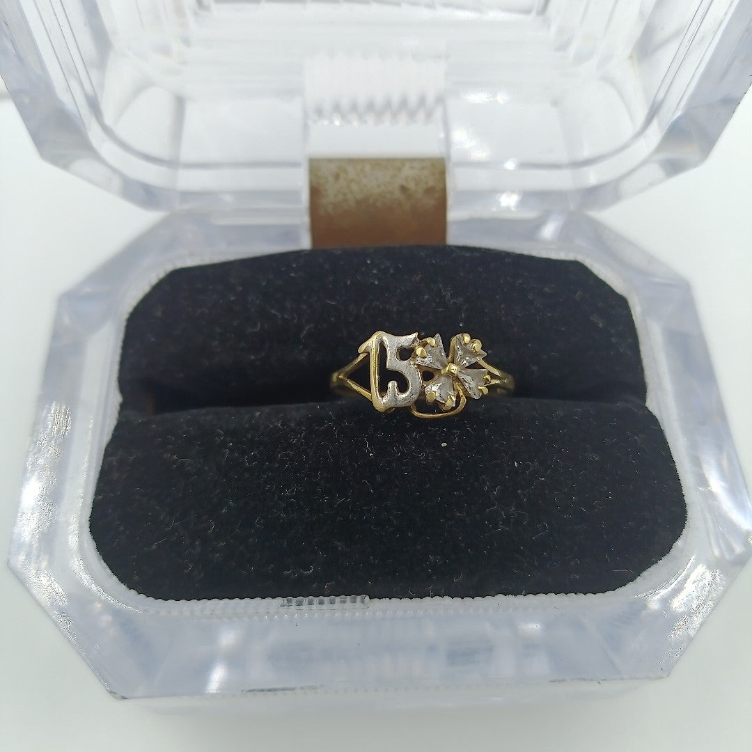 ANILLITO ORO 10 K 1.3 GRMS (SEMINUEVO)