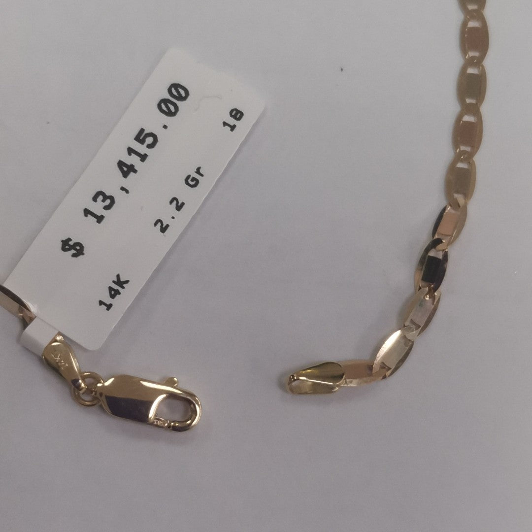 PULSERAS DAMA ORO 14K 2.2 (NUEVO)