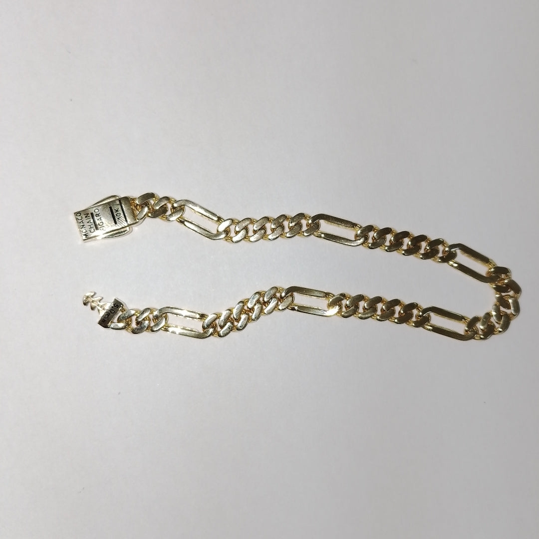 PULSERA MONACO ORO 10K 4.5 (NUEVO)