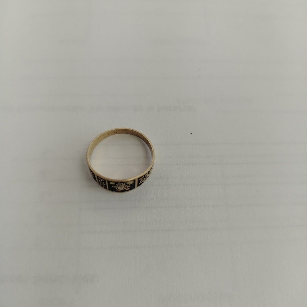 ANILLO DE GRADUACIÓN ORO 8 K 1 GRMS (SEMINUEVO)