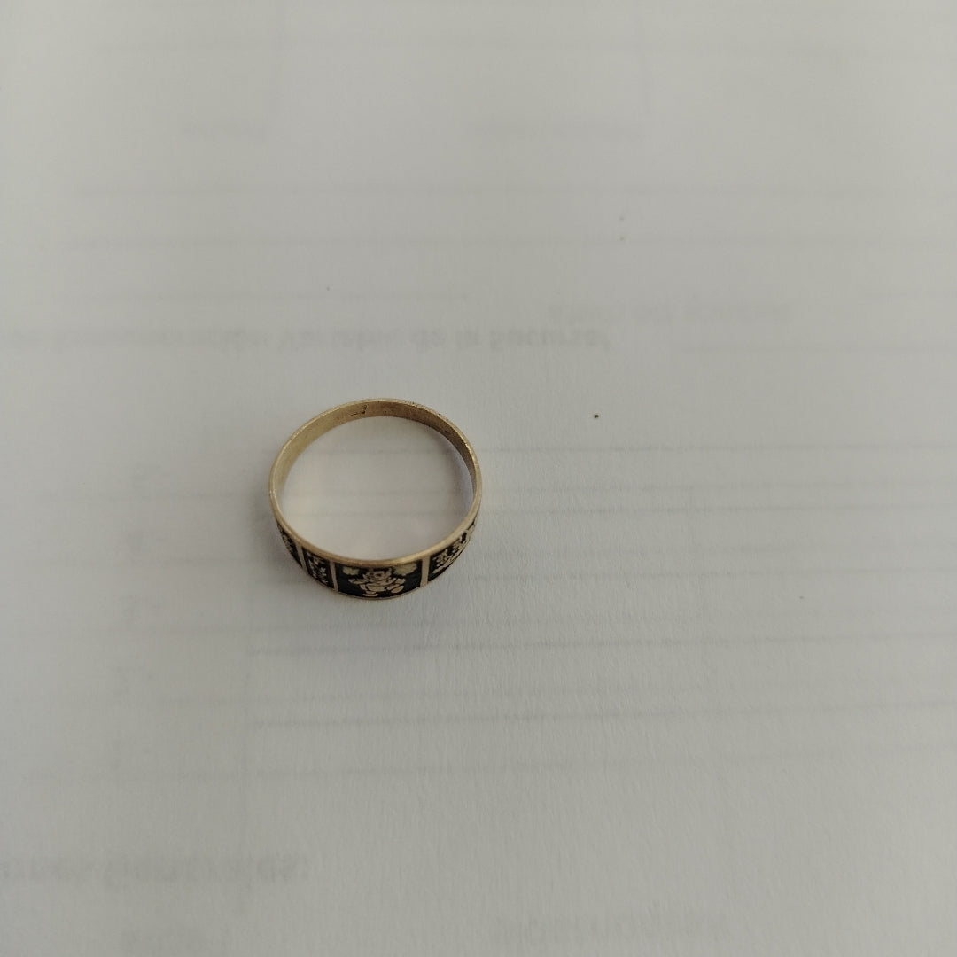 ANILLO DE GRADUACIÓN ORO 8 K 1 GRMS (SEMINUEVO)