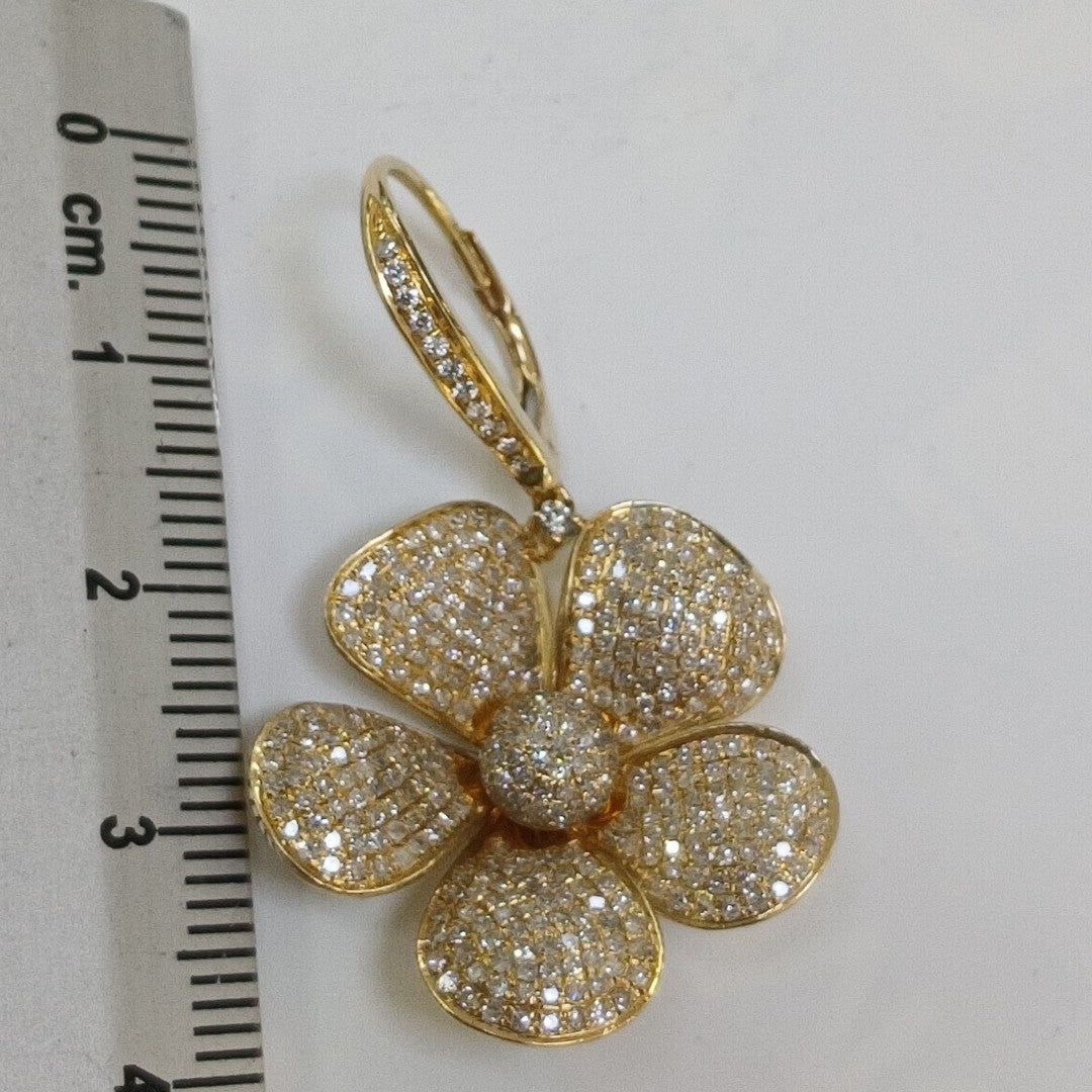 ARETES PAR ORO 14 K 10,70 GRMS (SEMINUEVO)