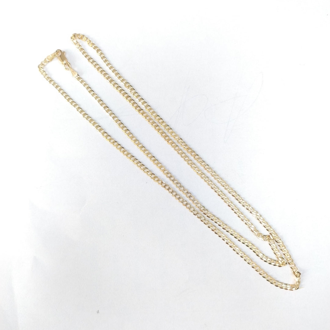 CADENA BARBADA 14K 60 CM 5.8 GR (NUEVO)