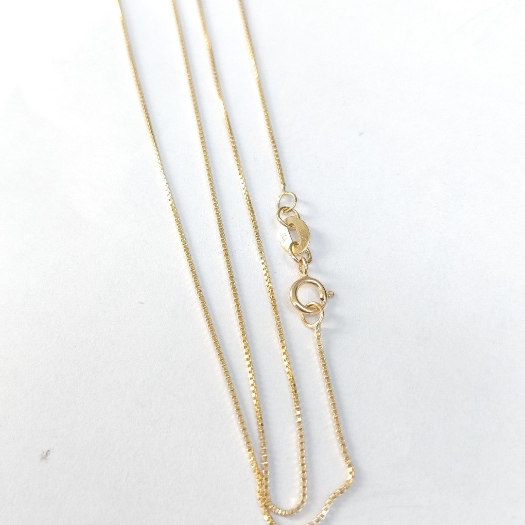 CADENA VENECIANO 14K 55 CM 1.7 GR (NUEVO)