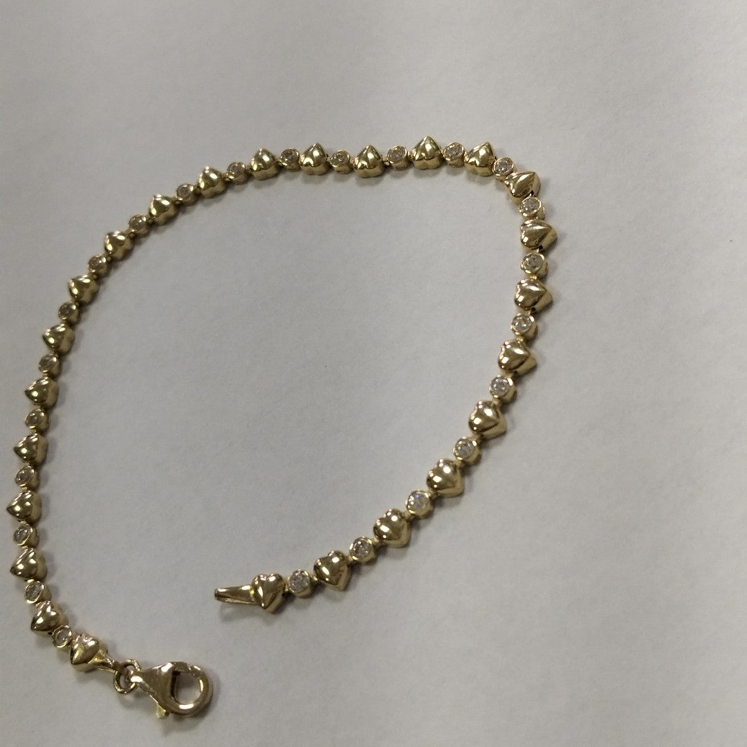 PULSERAS DAMA ORO 14K 3.5 (NUEVO)