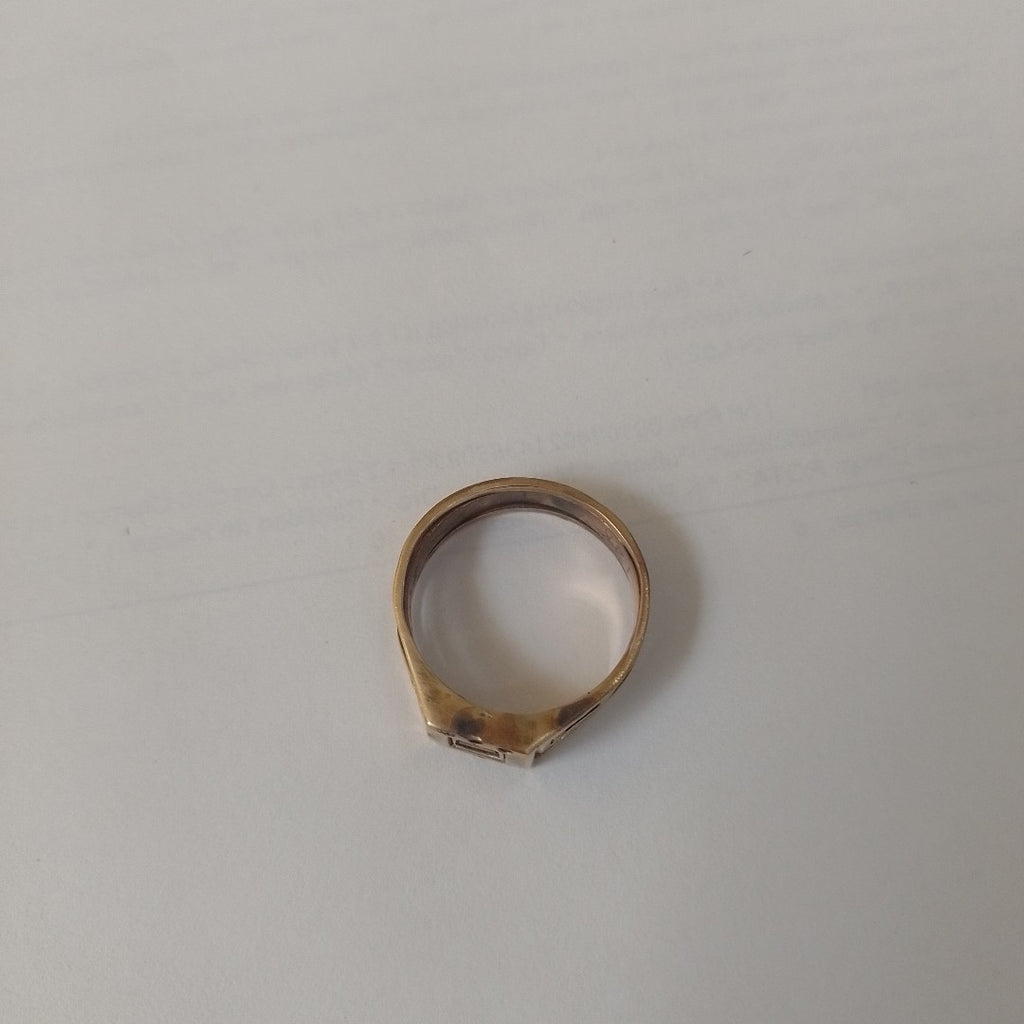 ANILLO DE GRADUACIÓN ORO 14 K 7,20 GRMS (SEMINUEVO)