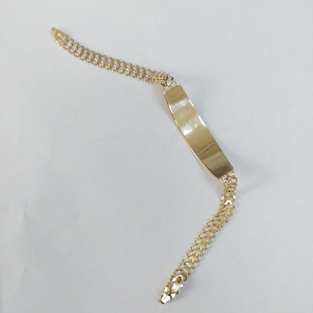 PULSERA ESCLAVA CHINO 14K 21 CM 9.9 GR (NUEVO)