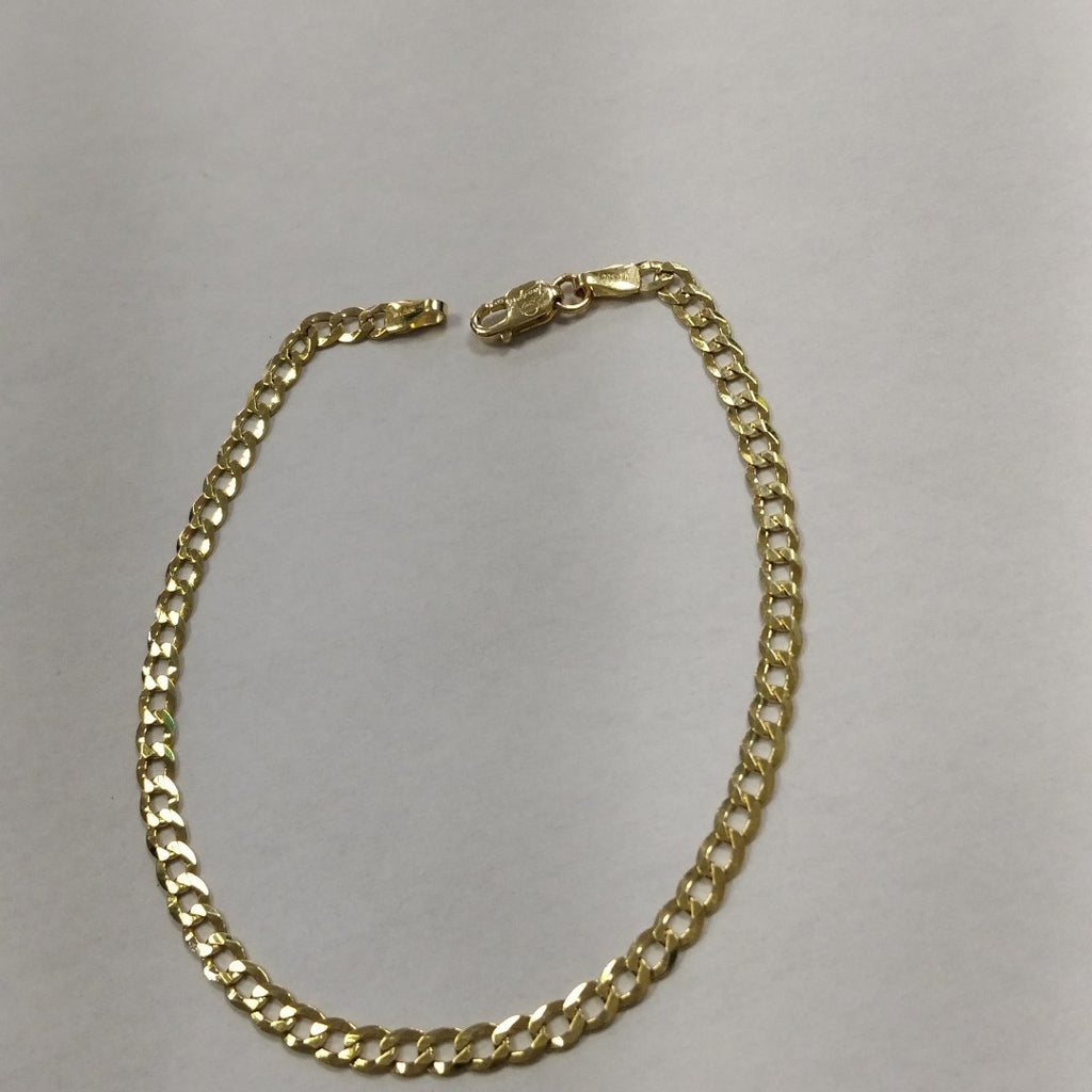 PULSERAS DAMA BARBADA AMARILLA ORO 14K 2.4 (NUEVO)