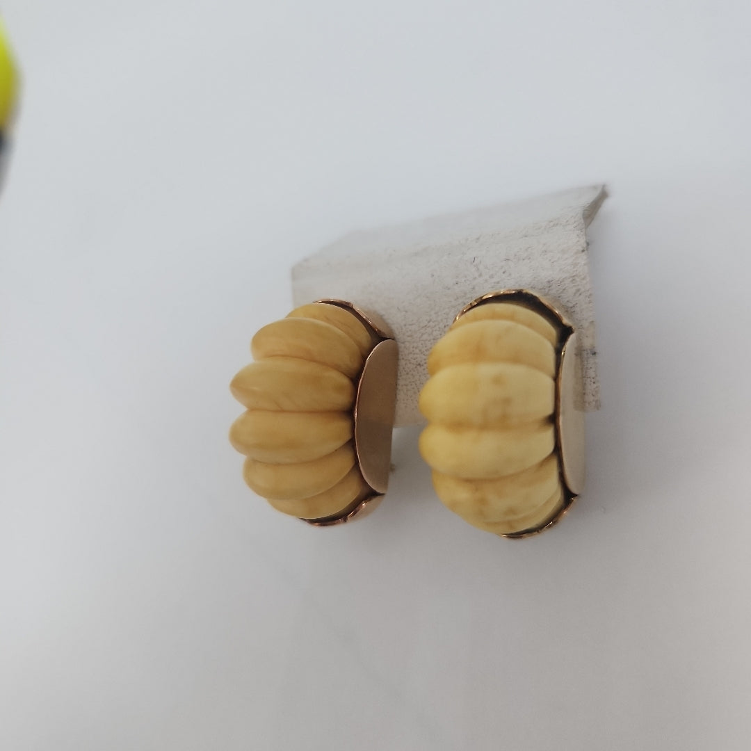ARETES PAR ORO 8 K 15,60 GRMS (SEMINUEVO)
