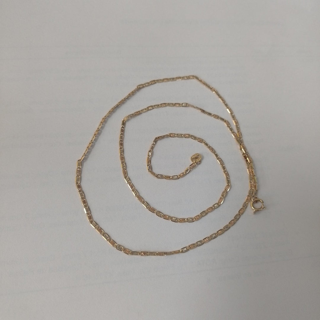 CADENA ORO,ORO COMBINADO 14 K 2,10 GRMS (SEMINUEVO)