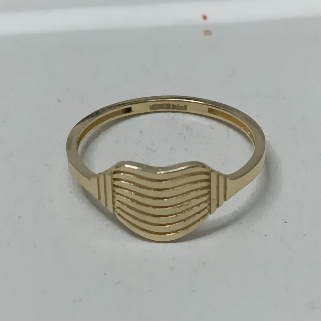 ANILLOS CORAZON 14K TALLA 8 1.8 GR (NUEVO)