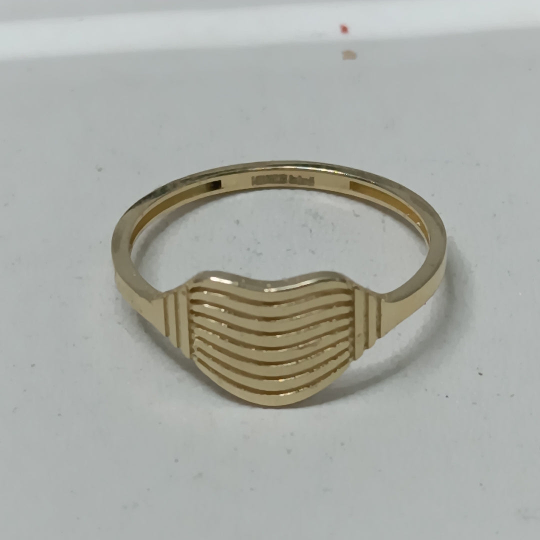 ANILLOS CORAZON 14K TALLA 8 1.8 GR (NUEVO)