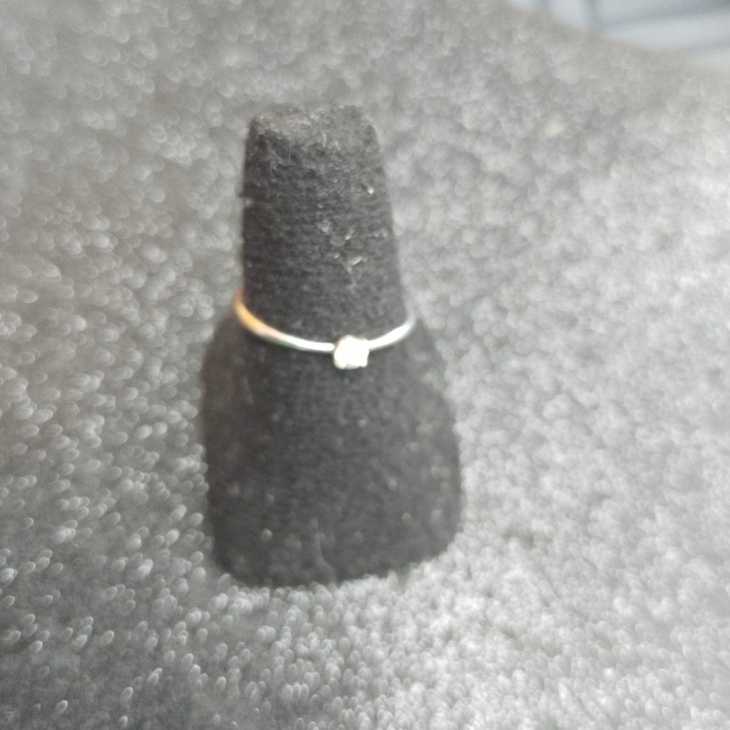 SOLITARIO ORO,ORO BLANCO 14 K 1,30 GRMS (SEMINUEVO)