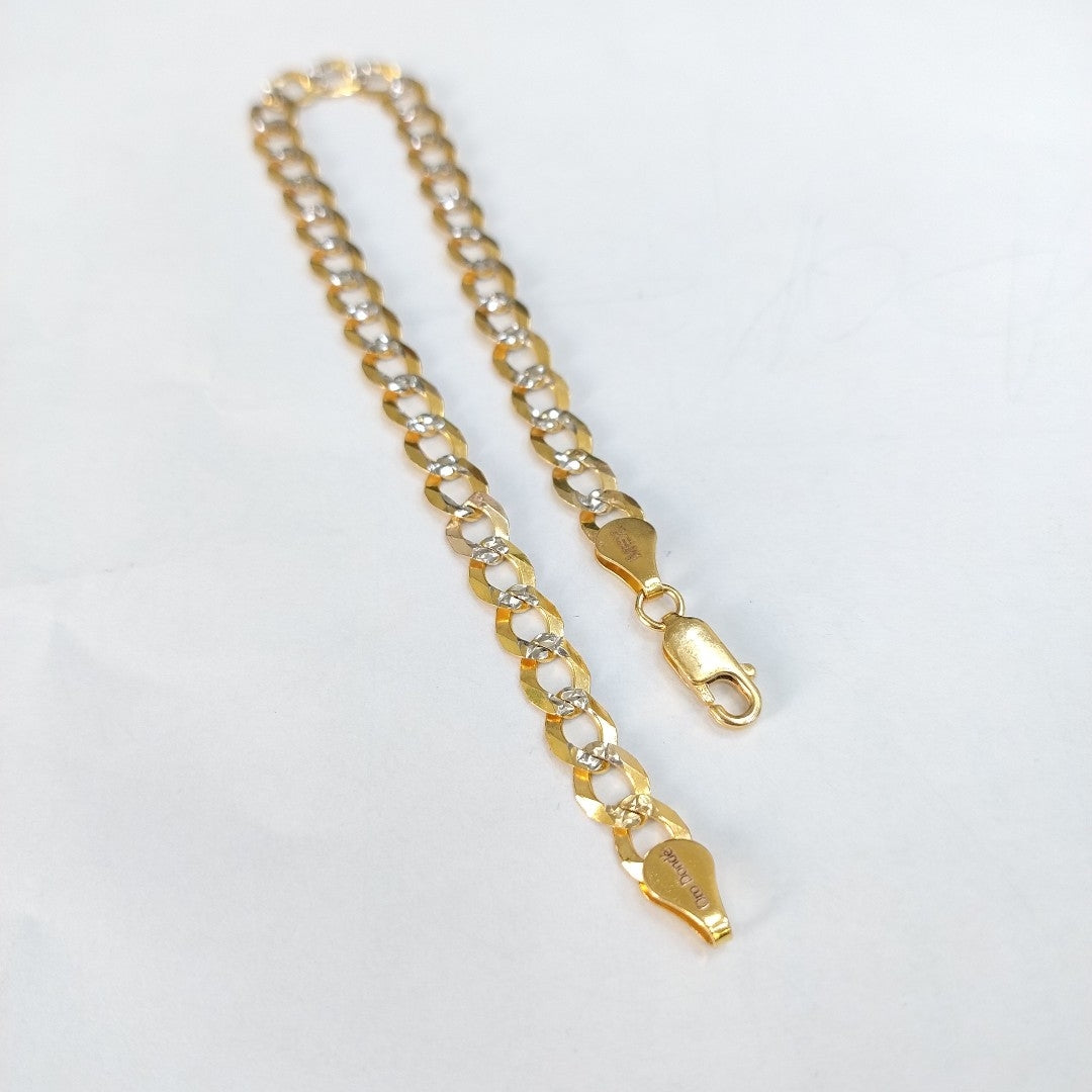 PULSERA BARBADA 14K 21 CM 6.2 GR (NUEVO)