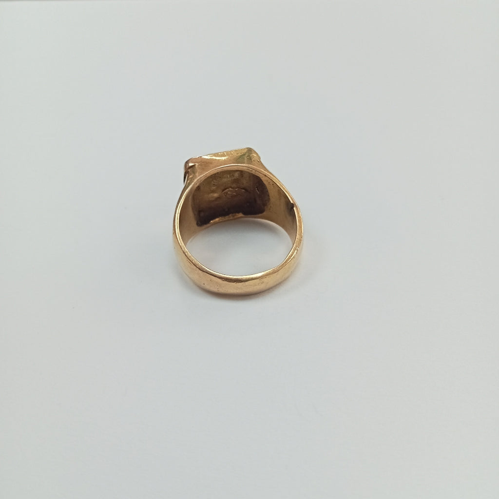 ANILLO DE GRADUACIÓN ORO 14 K 8,10 GRMS (SEMINUEVO)