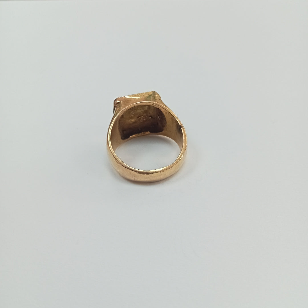 ANILLO DE GRADUACIÓN ORO 14 K 8,10 GRMS (SEMINUEVO)