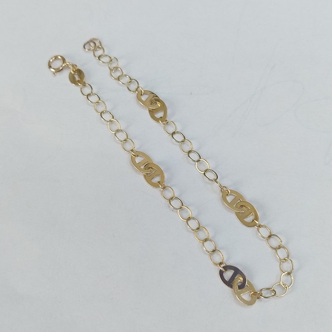 PULSERA ESPECIAL 14K 18 CM 1.5 GR (NUEVO)
