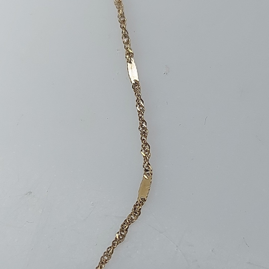 CADENA ORO 14 K 0,90 GRMS (SEMINUEVO)