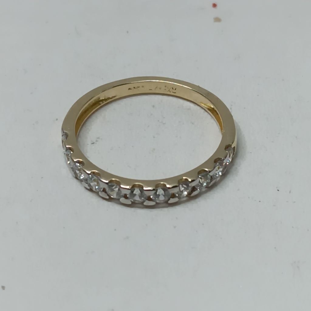 ANILLO ANILLITO MEDIA CHURUMBELA 14K 7 TALLA 2 GR (NUEVO)