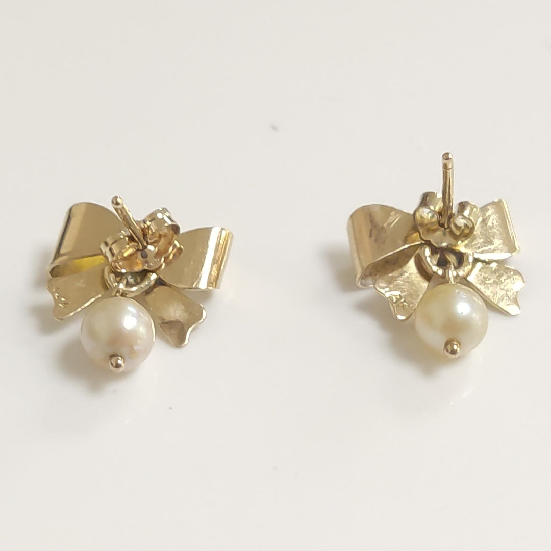 BROQUELES PAR ORO 14 K 3,10 GRMS (SEMINUEVO)