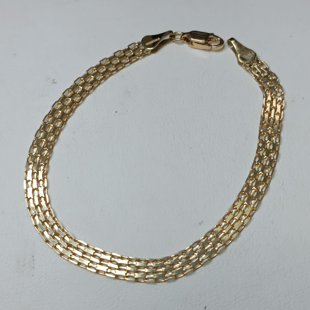 PULSERA ESPECIAL 10K 18 CM 3.8 GR (NUEVO)