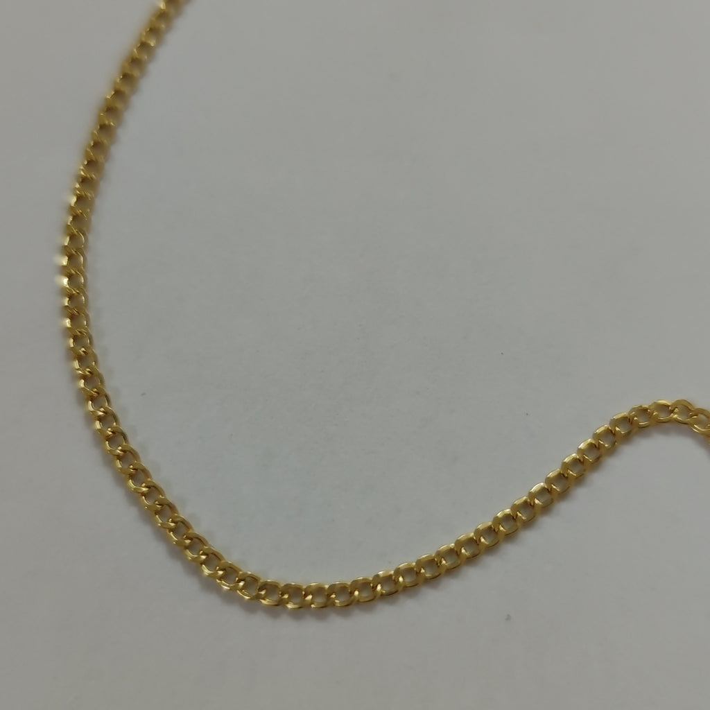 CADENAS BARBADA AMARILLA ORO 14K 2.1 (NUEVO)