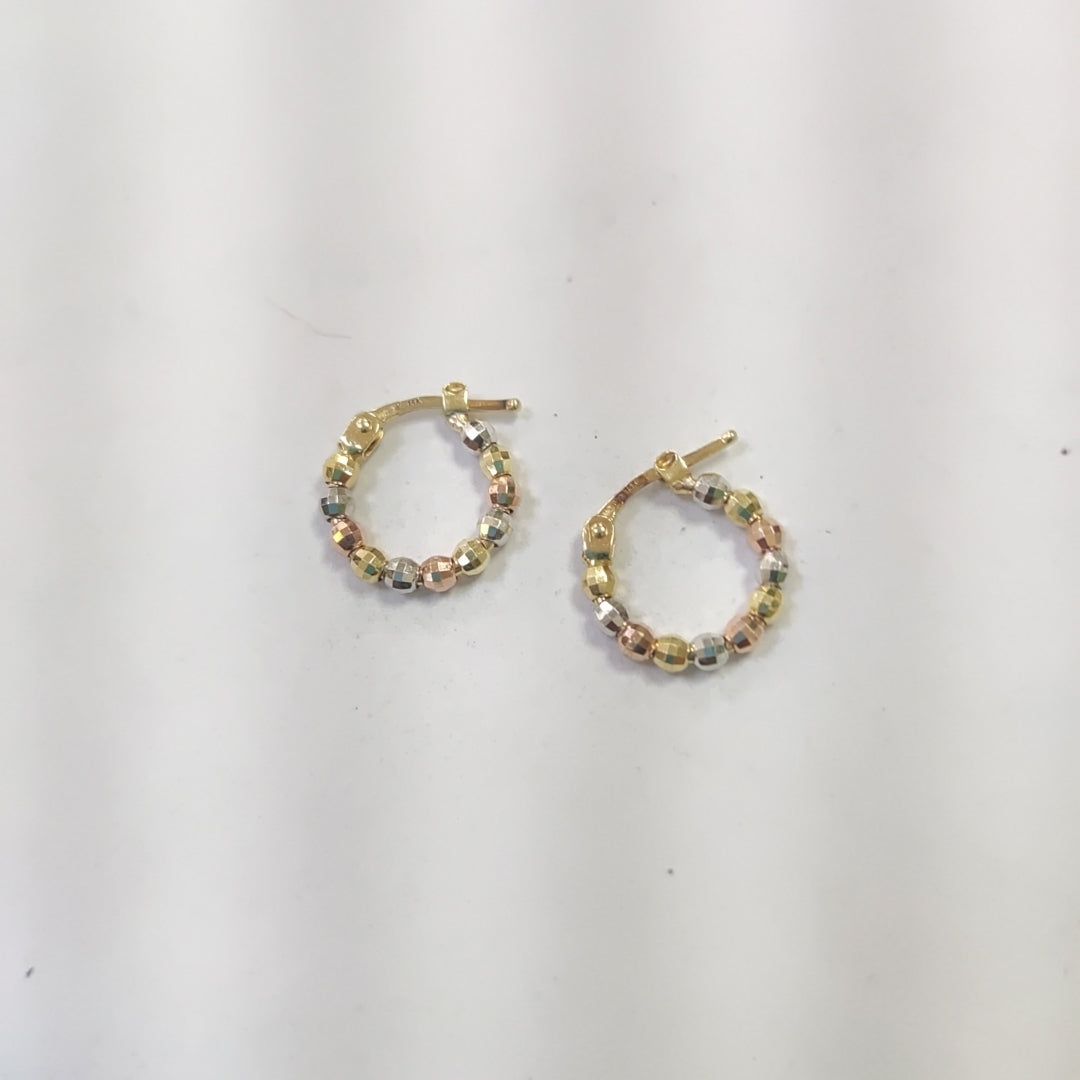 ARRACADAS PAR ORO 14 K 1,40 GRMS (SEMINUEVO)