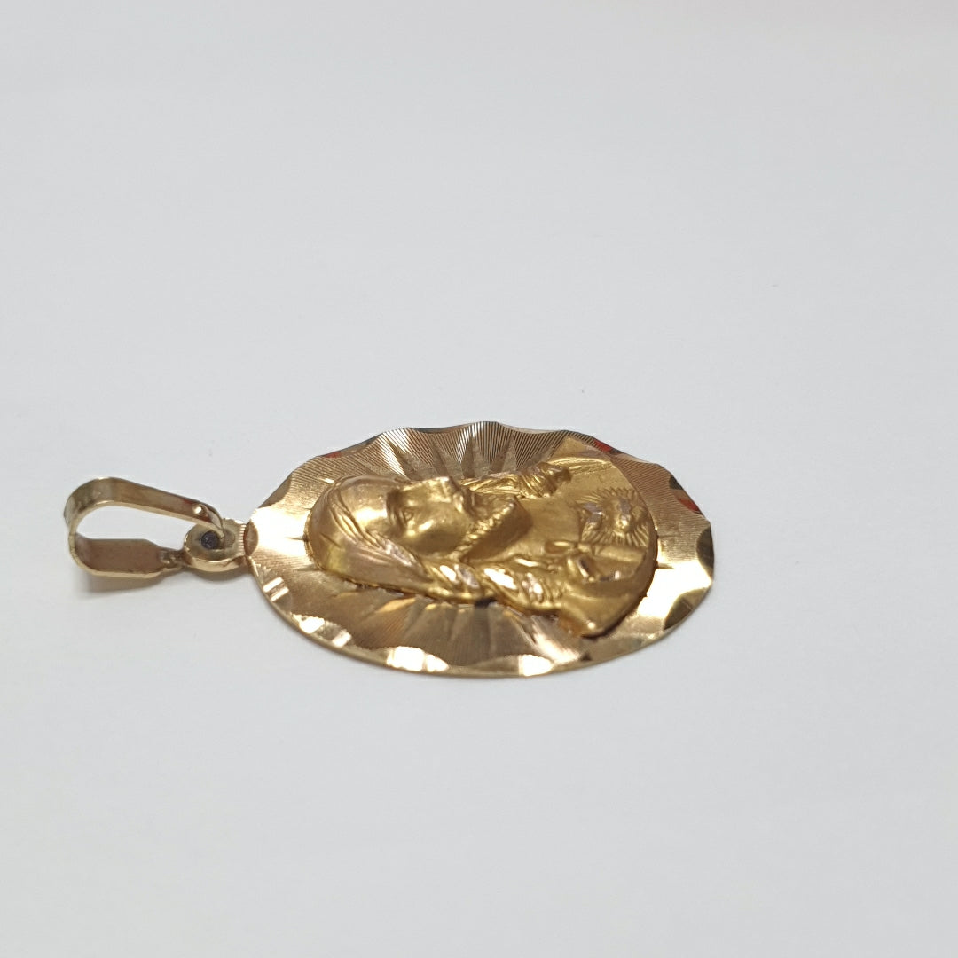 MEDALLA RELIGIOSA ORO 14 K 2.5 GRMS (SEMINUEVO)