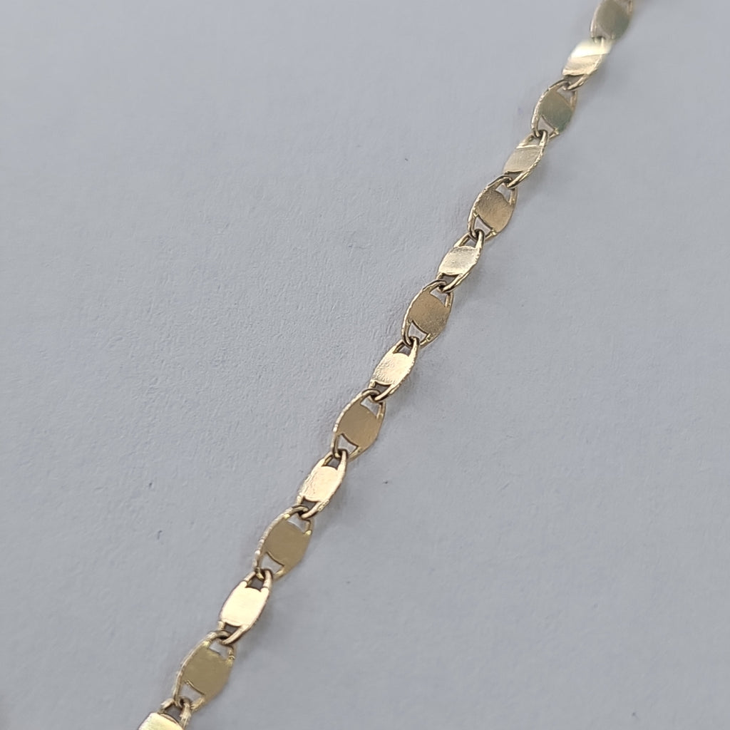 CADENA,CRUCIFIJO ORO,RODIADO 14 K 4,10 GRMS (SEMINUEVO)