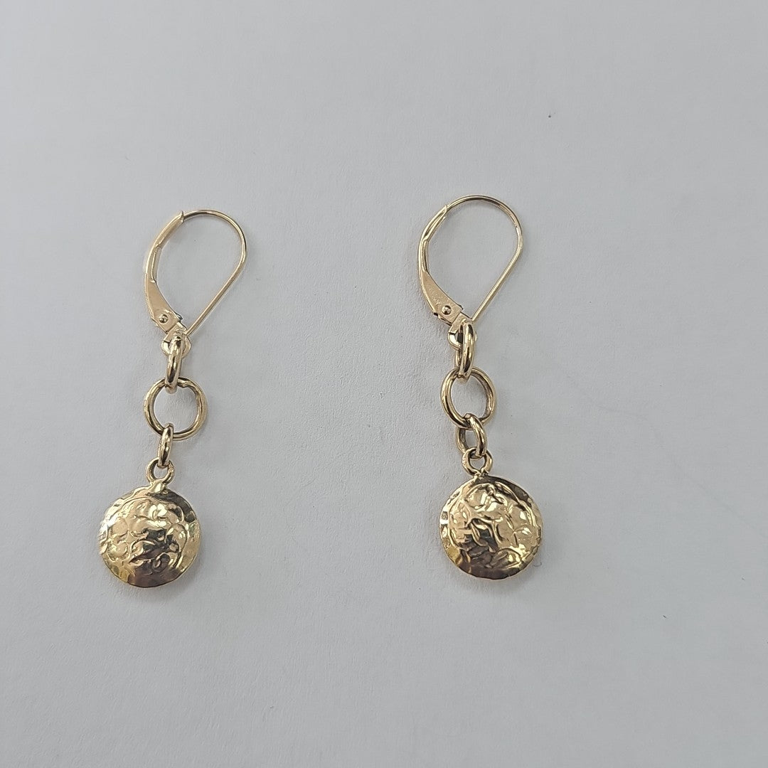 ARETES PAR ORO 14 K 2,60 GRMS (SEMINUEVO)