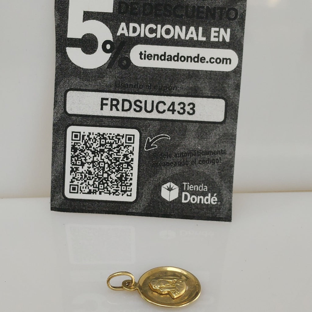MEDALLA RELIGIOSA ORO 14 K 2,70 GRMS (SEMINUEVO)