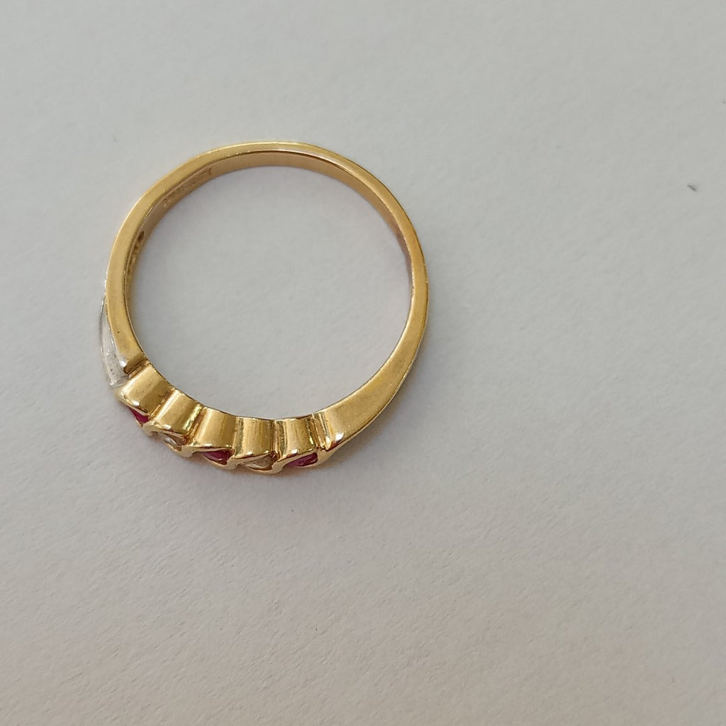 ANILLO ORO 14 K 2.4 GRMS (SEMINUEVO)