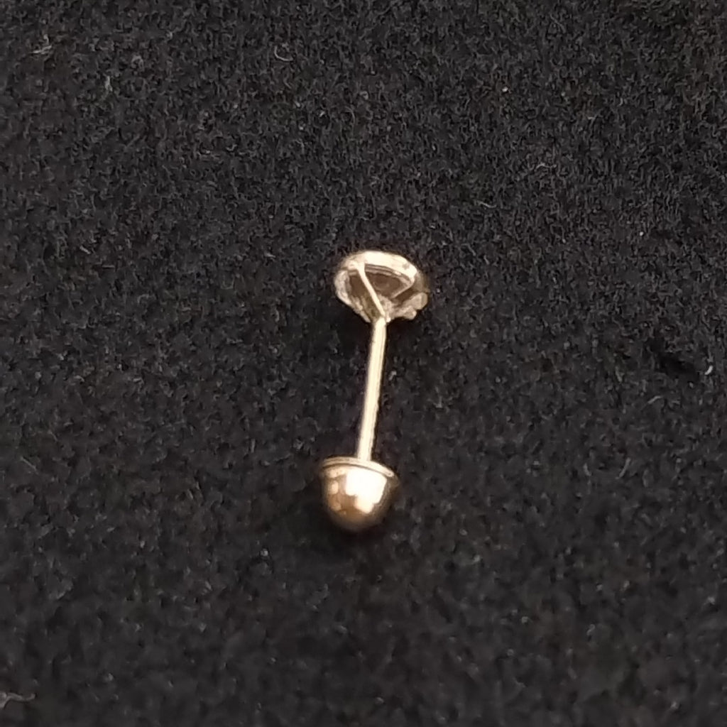 BROQUELES BROQUEL C CIRCONIA 14K 0.1501 GR (NUEVO)