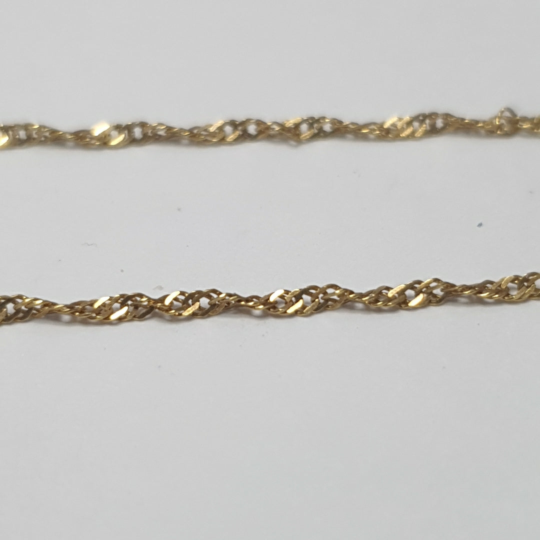 CADENA ORO 18 K 1.9 GRMS (SEMINUEVO)