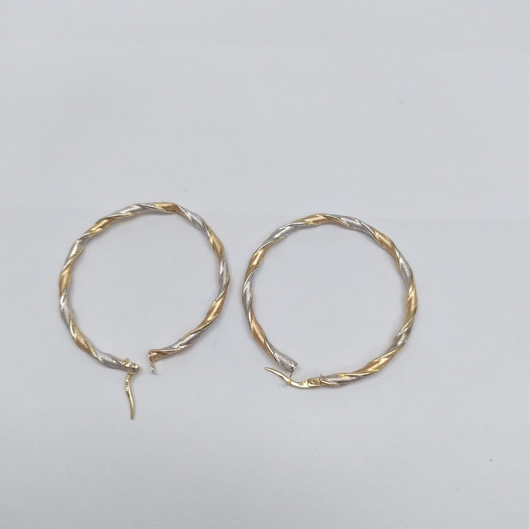 ARRACADAS PAR ORO 14 K 2,60 GRMS (SEMINUEVO)