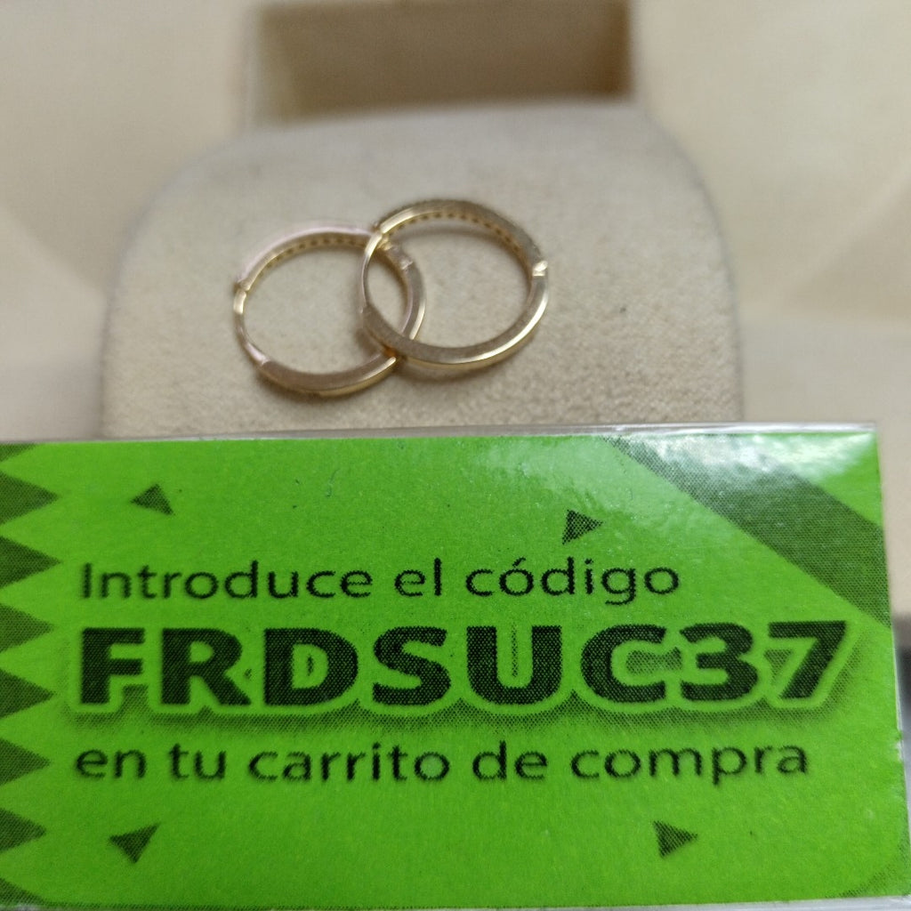 HUGGIES ORO 14K 1.4 (NUEVO)