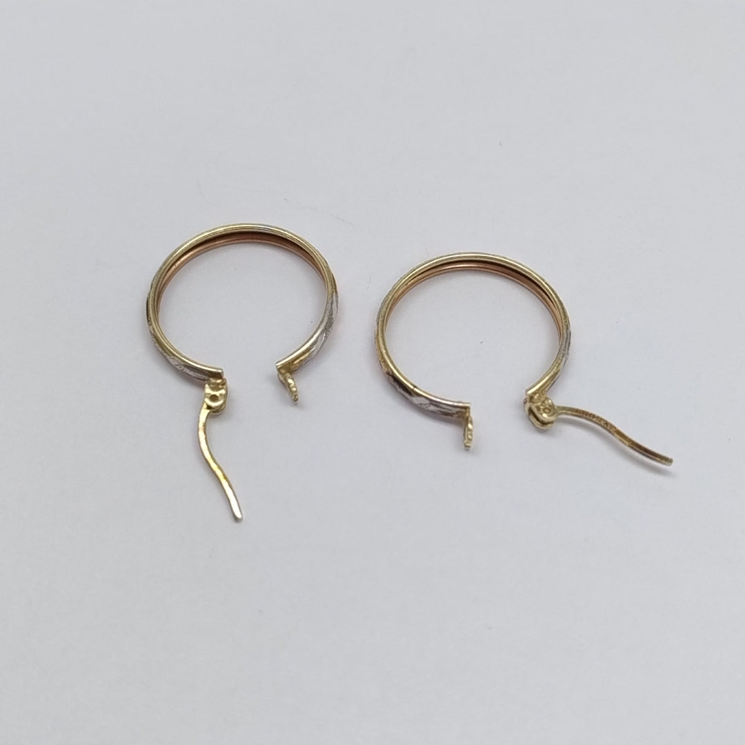 ARRACADAS PAR ORO 14 K 1.8 GRMS (SEMINUEVO)