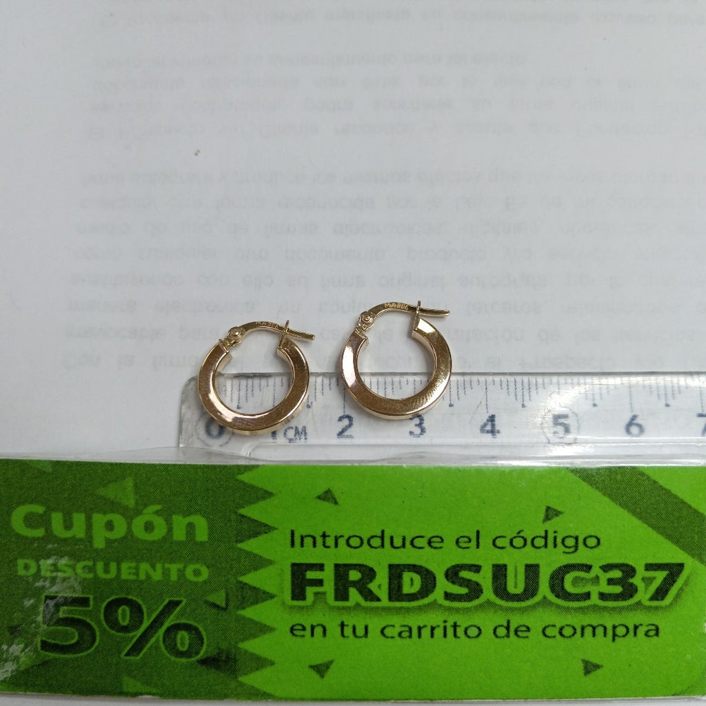ARRACADAS ORO 14K 1.4 (NUEVO)