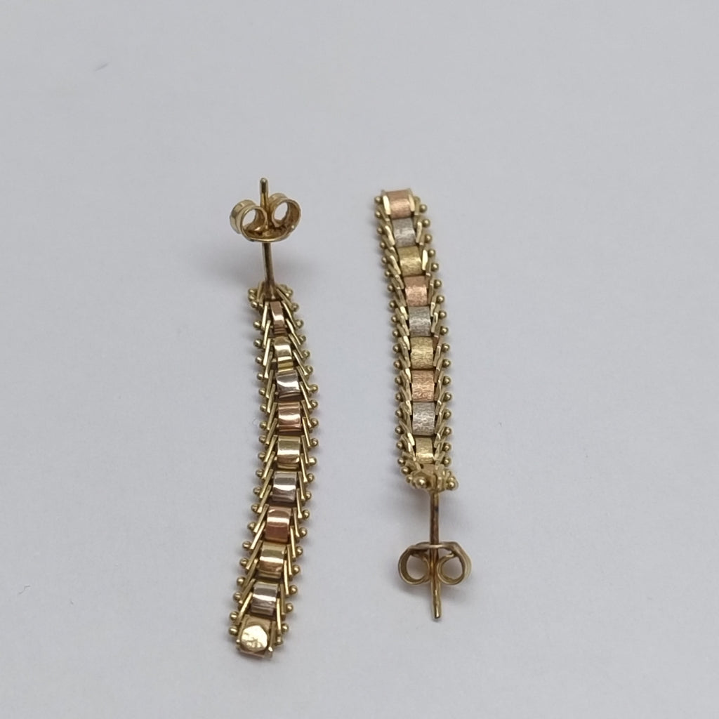 BROQUELES PAR ORO 14 K 3,50 GRMS (SEMINUEVO)
