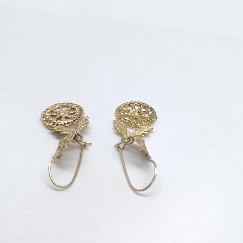 ARETES PAR ORO 14 K 5 GRMS (SEMINUEVO)