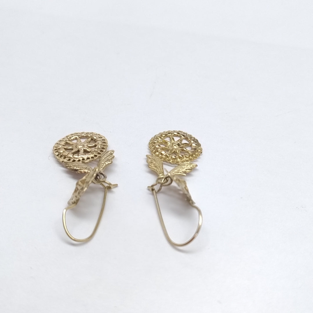 ARETES PAR ORO 14 K 5 GRMS (SEMINUEVO)