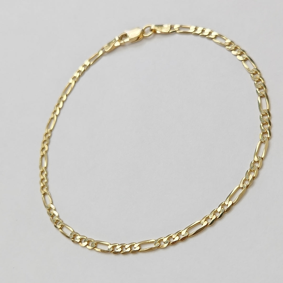 PULSERAS DAMA CARTIER 3 1 AMARILLA ORO 14K 1.9 (NUEVO)