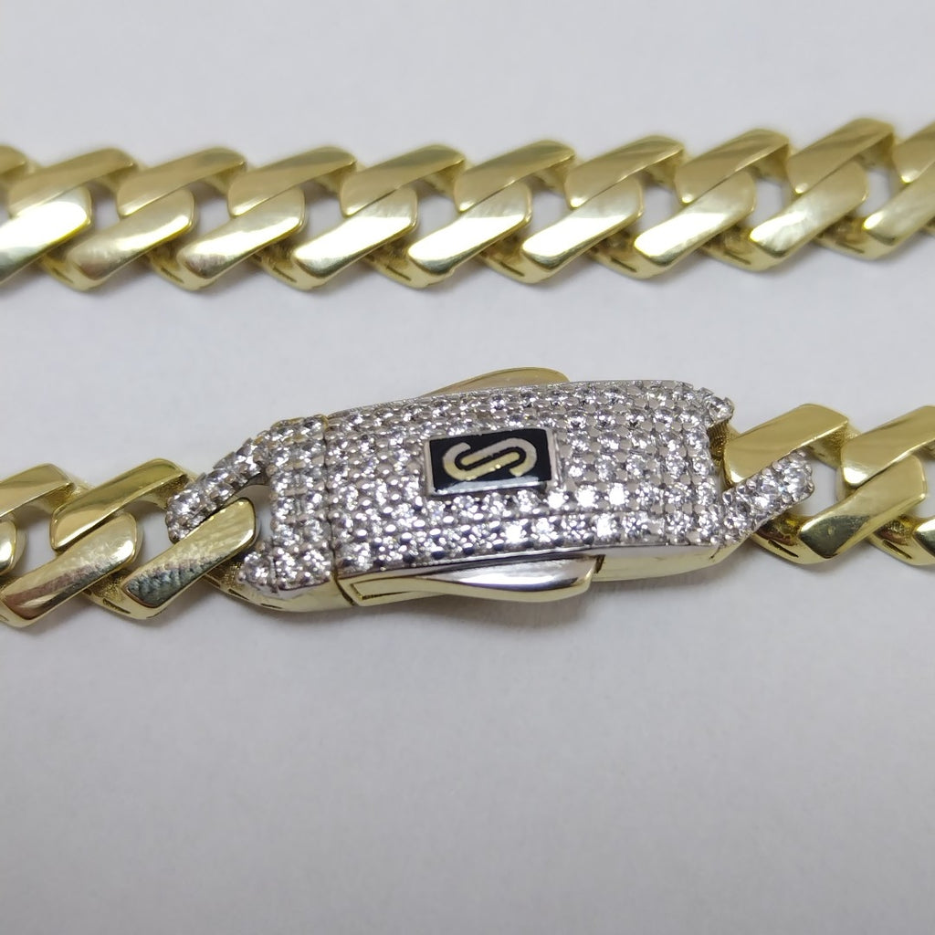 PULSERA MONACO ORO 10K 7.1 (NUEVO)