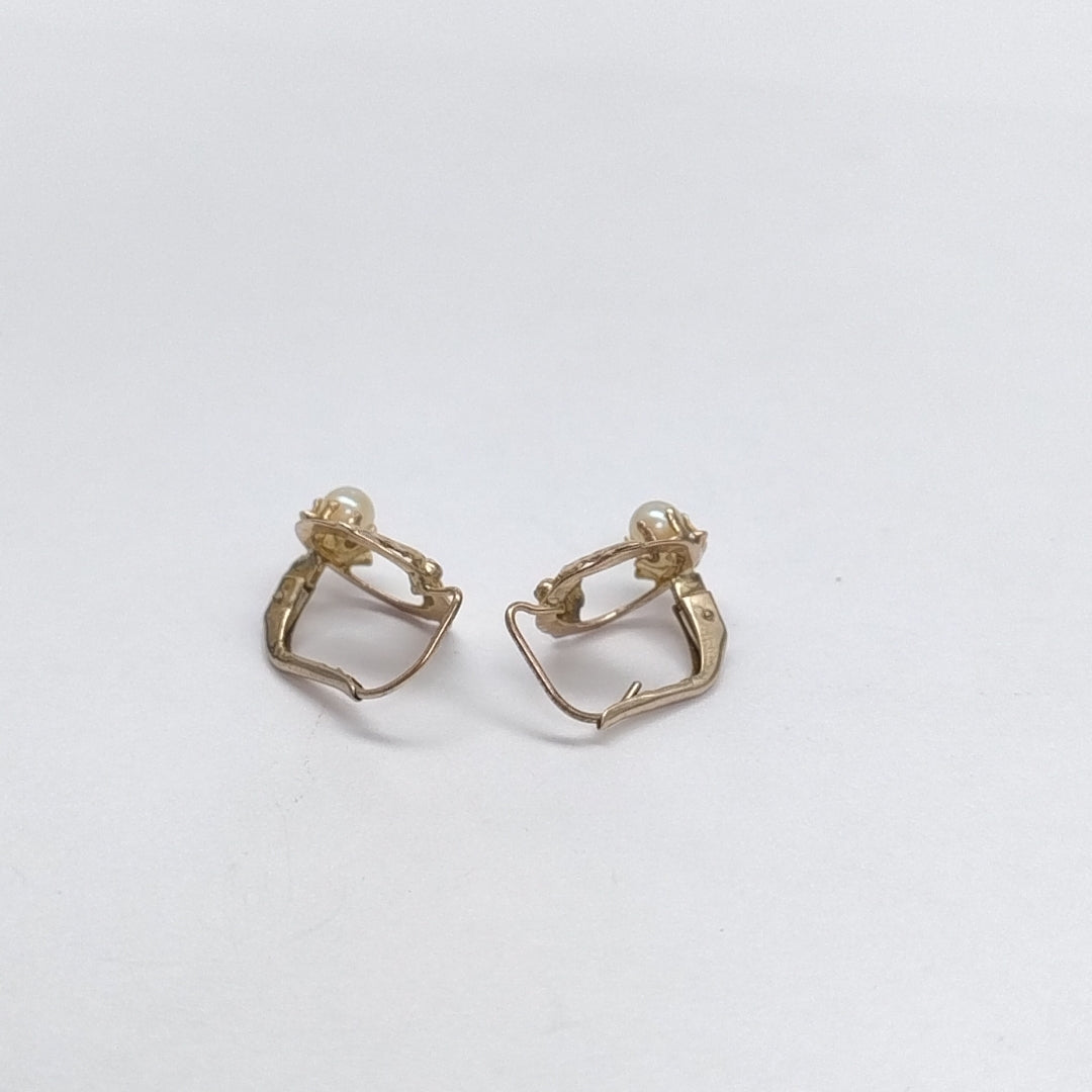 ARETES PAR ORO 8 K 1.2 GRMS (SEMINUEVO)