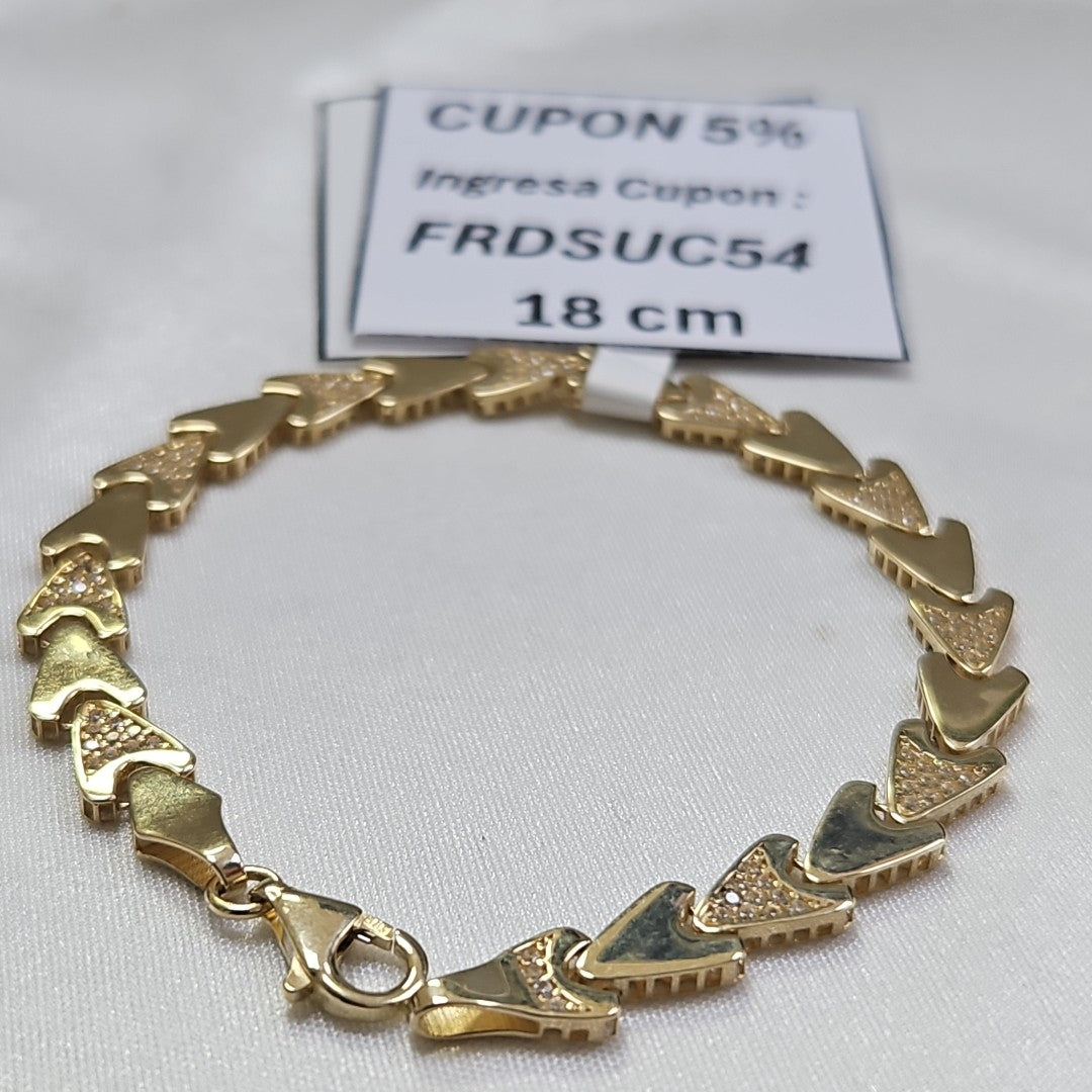 PULSERAS DAMA ORO 14K 6.4 (NUEVO)