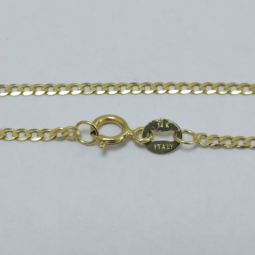 CADENAS BARBADA AMARILLA ORO 14K 2 (NUEVO)